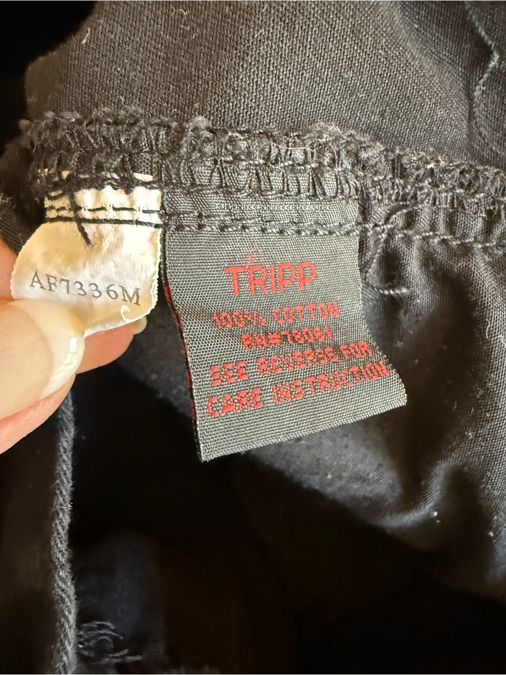 Tripp NYC Vintage Y2K Goth Punk Bondage Cargo Pants Chain Zippers Studs M *EUC* - Picture 7 of 13